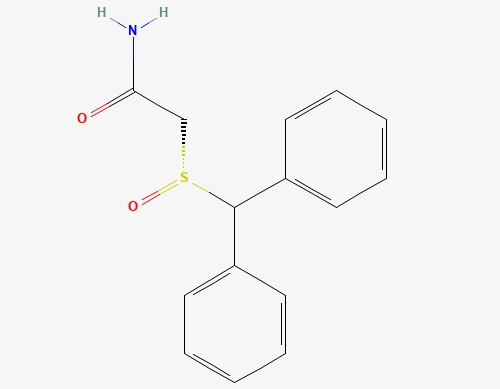 Chemical formula of armodafinil